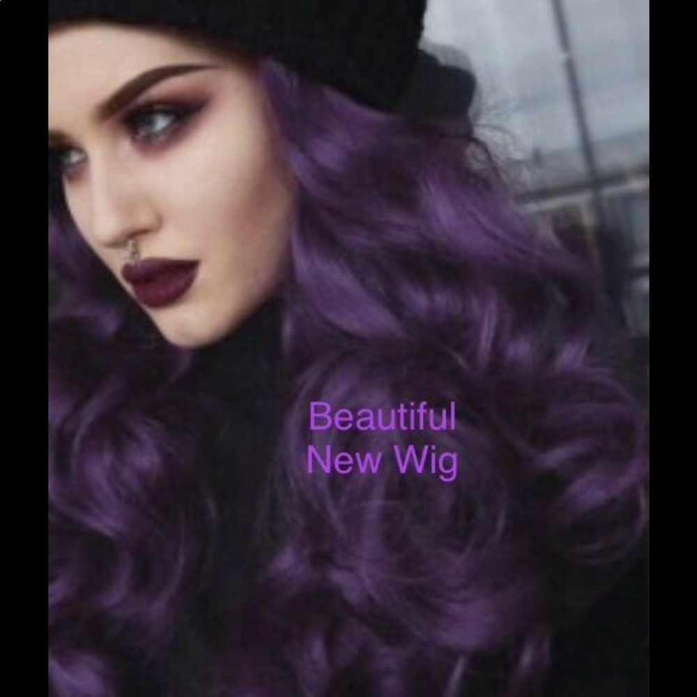 Beautiful Purple Wig